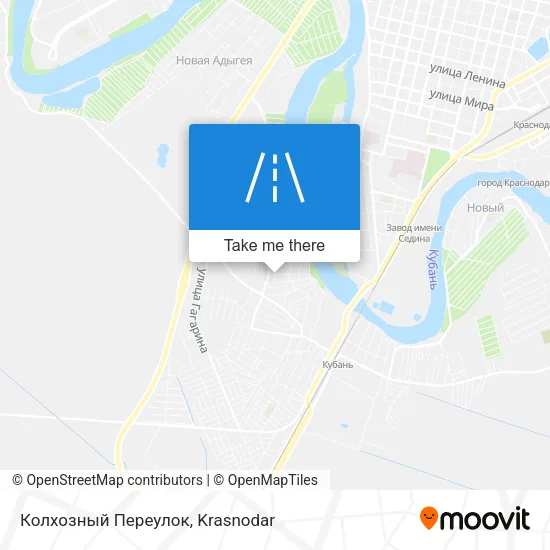 Колхозный Переулок map