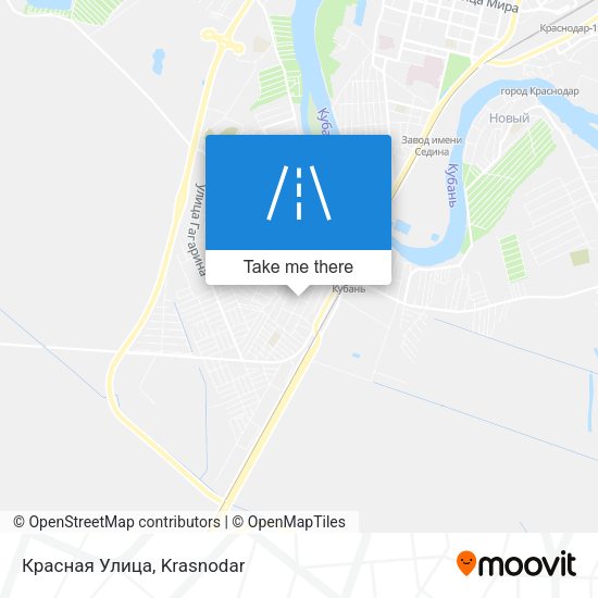 Красная Улица map