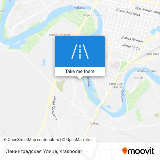 Ленинградская Улица map