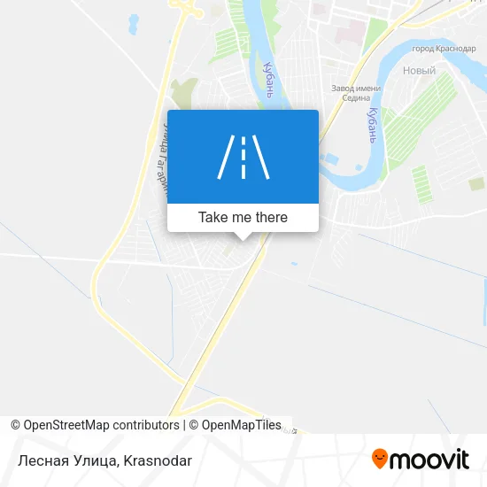 Лесная Улица map