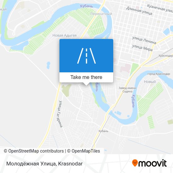 Молодёжная Улица map
