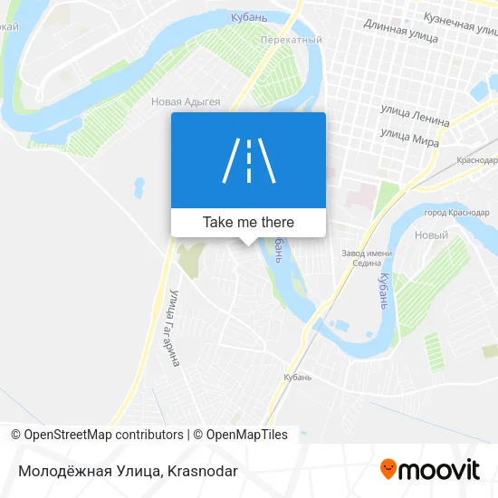 Молодёжная Улица map