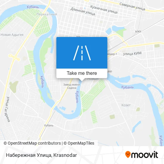 Набережная Улица map