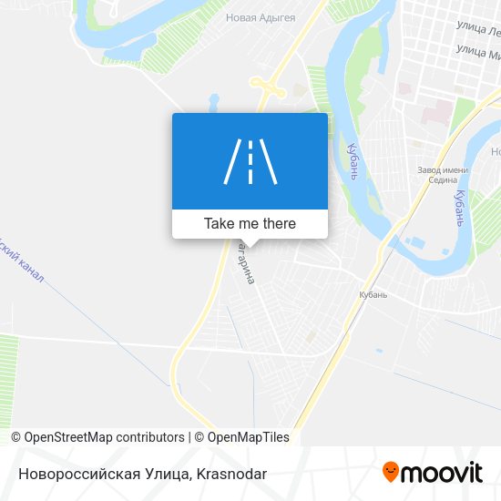 Новороссийская Улица map