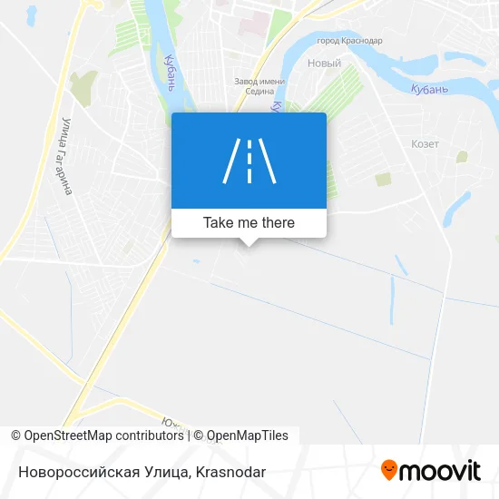 Новороссийская Улица map