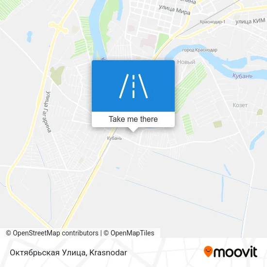 Октябрьская Улица map