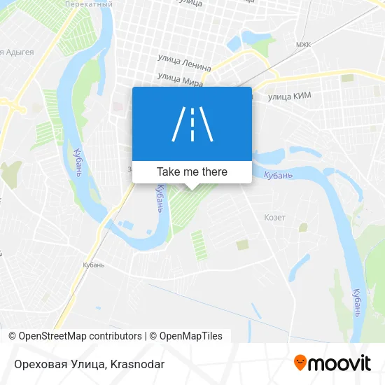 Ореховая Улица map