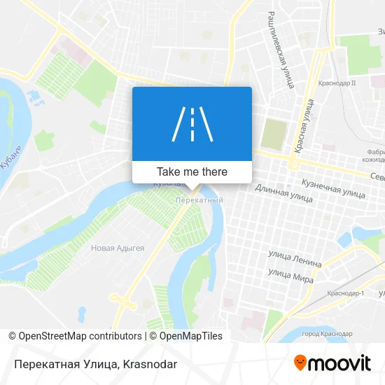 Перекатная Улица map