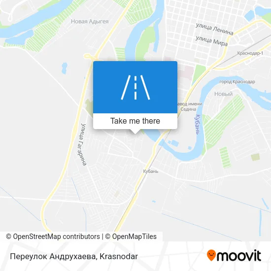 Переулок Андрухаева map