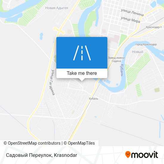 Садовый Переулок map