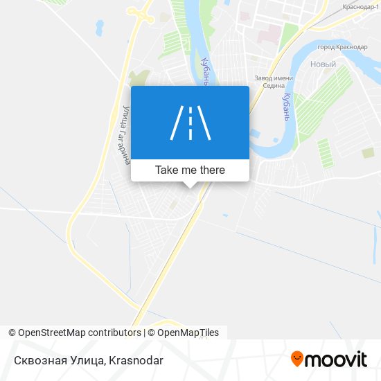 Сквозная Улица map