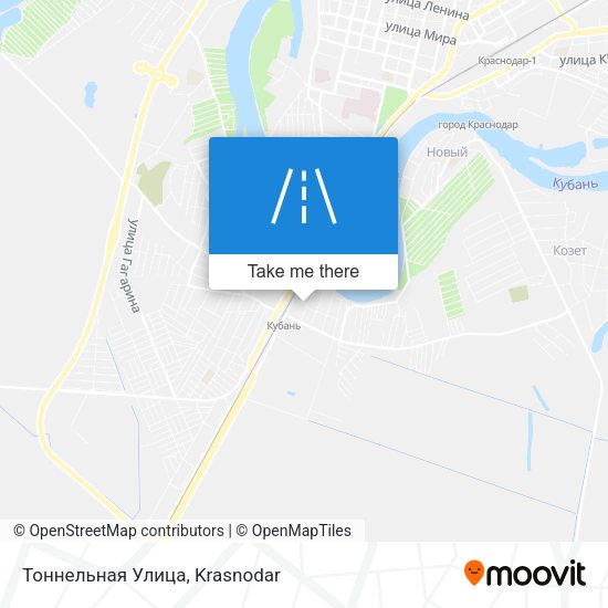Тоннельная Улица map