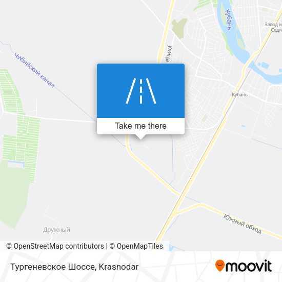 Тургеневское Шоссе map