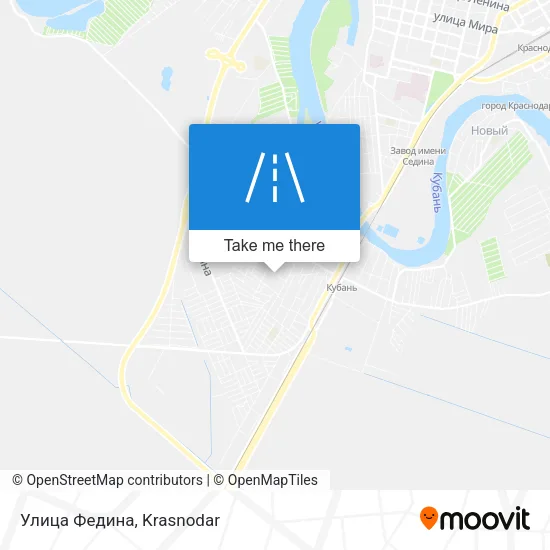 Улица Федина map