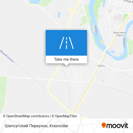 Шапсугский Переулок map