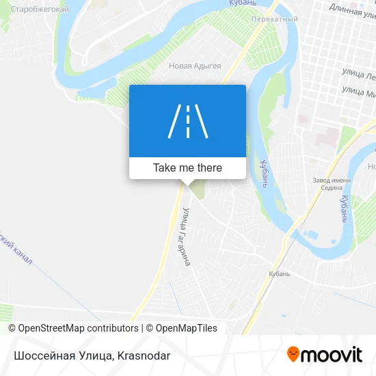Шоссейная Улица map