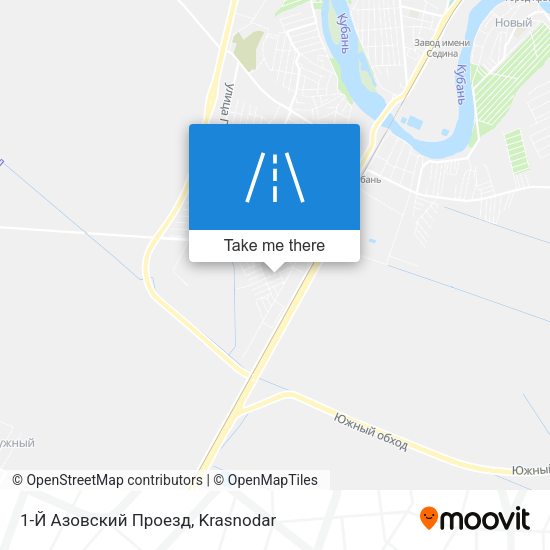 1-Й Азовский Проезд map