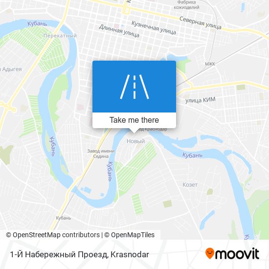 1-Й Набережный Проезд map