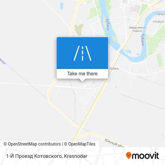1-Й Проезд Котовского map