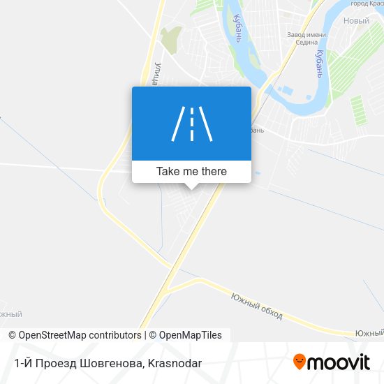 1-Й Проезд Шовгенова map