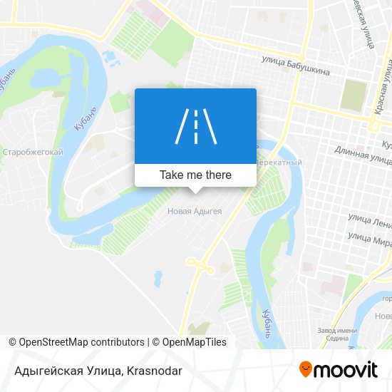 Адыгейская Улица map