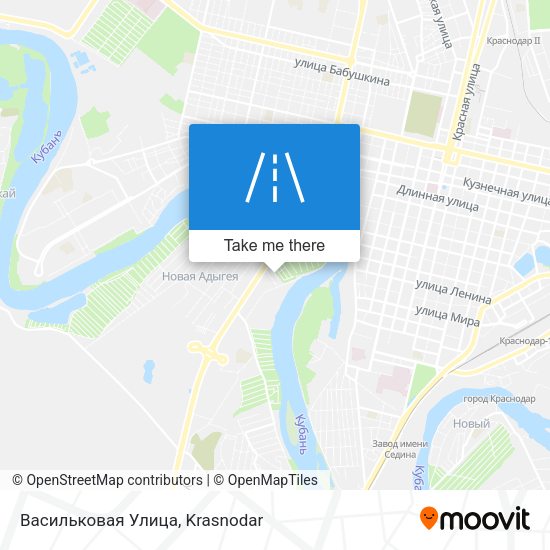 Васильковая Улица map