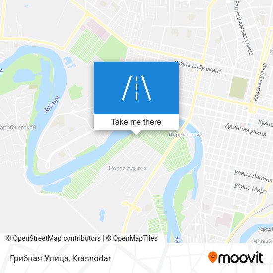 Грибная Улица map