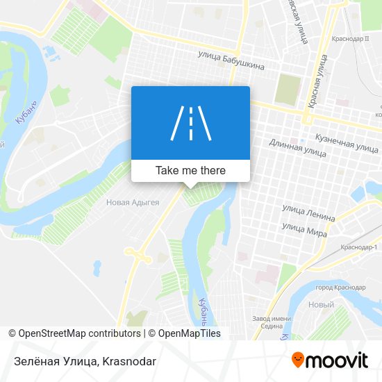 Зелёная Улица map
