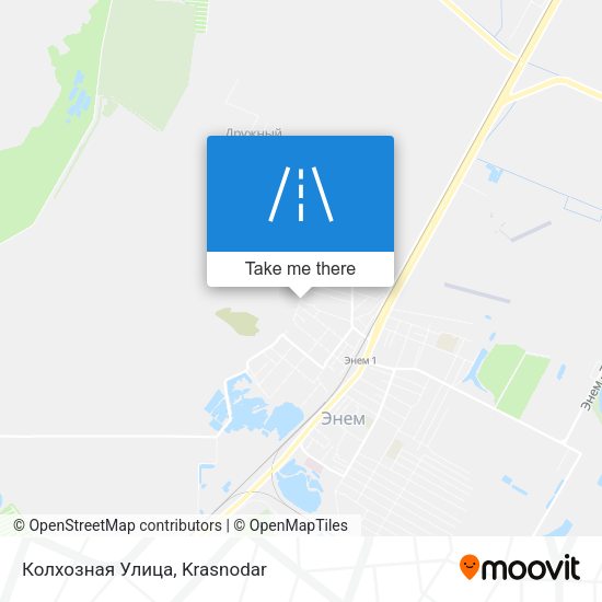 Колхозная Улица map