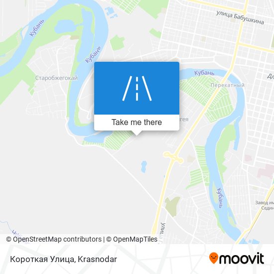 Короткая Улица map