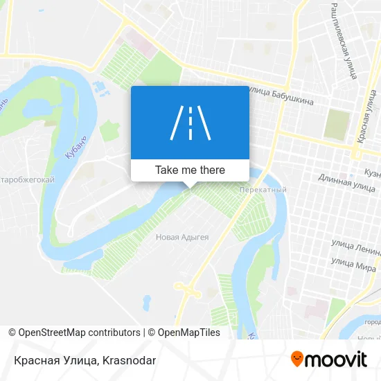 Красная Улица map