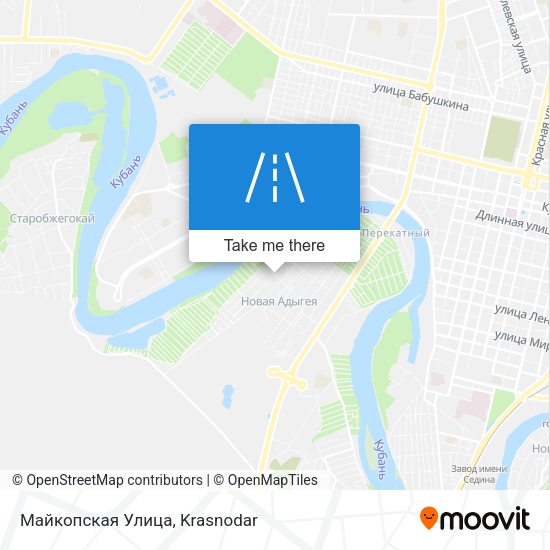 Майкопская Улица map