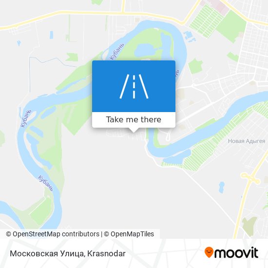 Московская Улица map