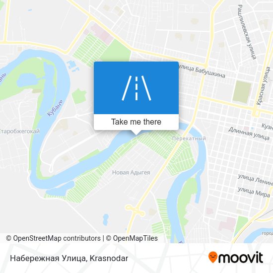 Набережная Улица map
