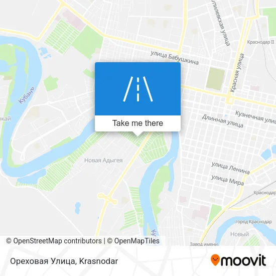 Ореховая Улица map