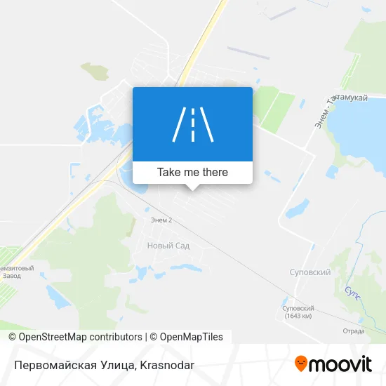 Первомайская Улица map