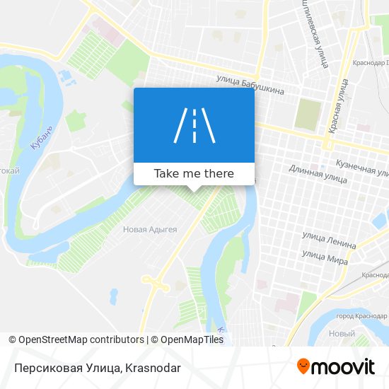 Персиковая Улица map