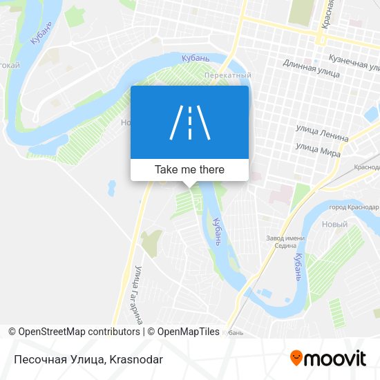 Песочная Улица map