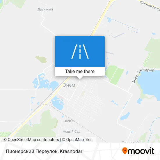 Пионерский Переулок map