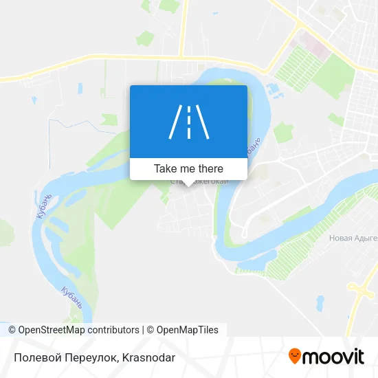 Полевой Переулок map