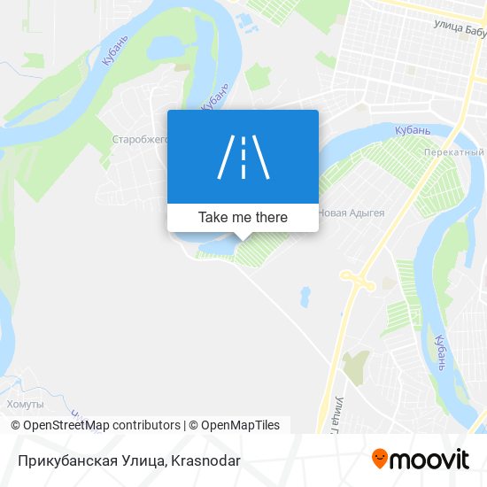Прикубанская Улица map