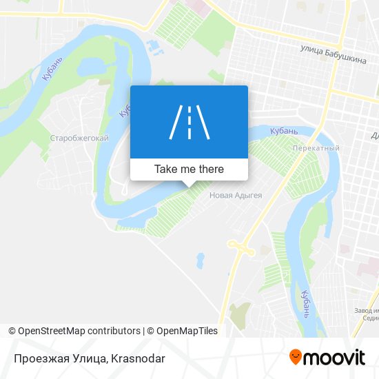 Проезжая Улица map