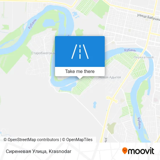 Сиреневая Улица map