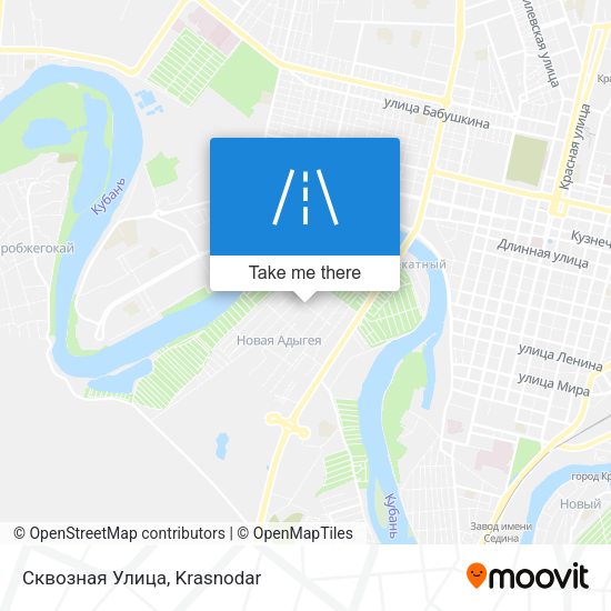 Сквозная Улица map
