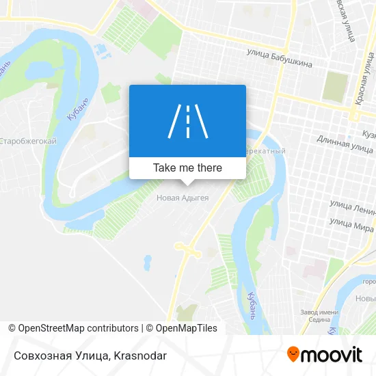Совхозная Улица map