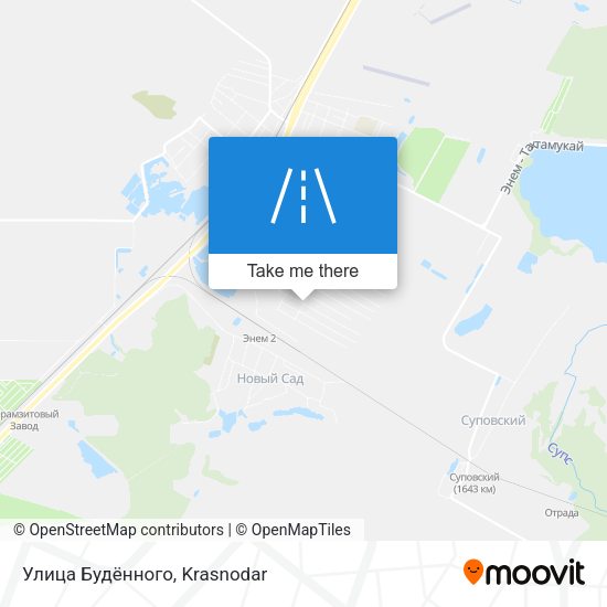 Улица Будённого map