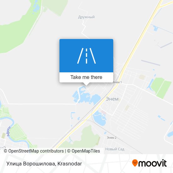 Улица Ворошилова map