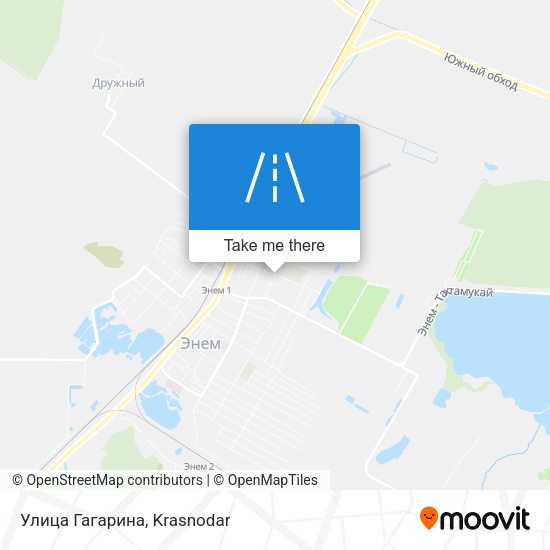 Улица Гагарина map