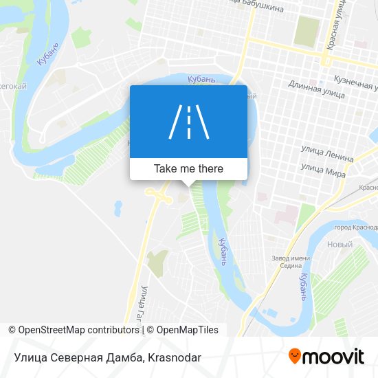 Улица Северная Дамба map
