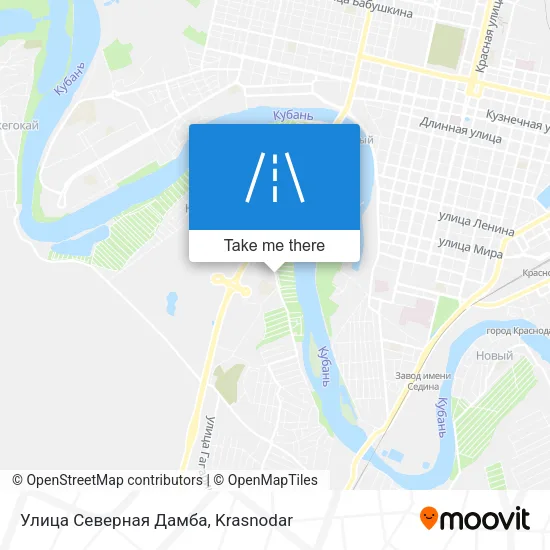 Улица Северная Дамба map